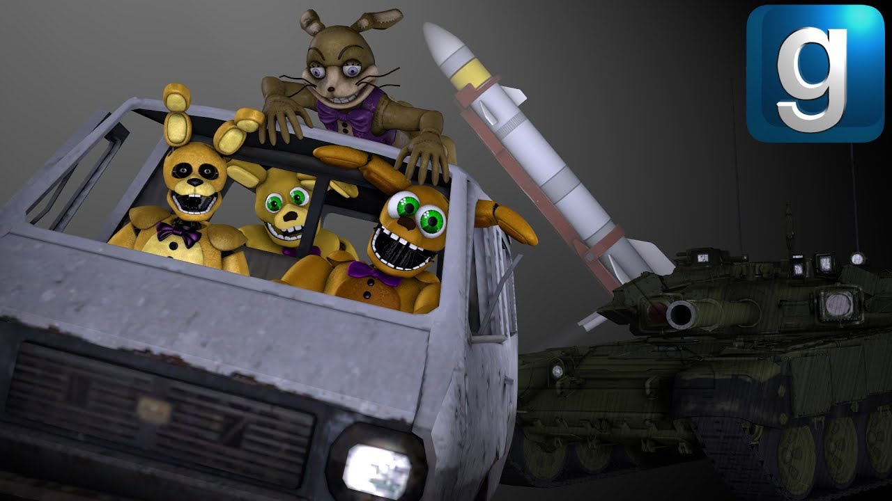 Gmod FNAF | Spring Bunny Raids Area 51