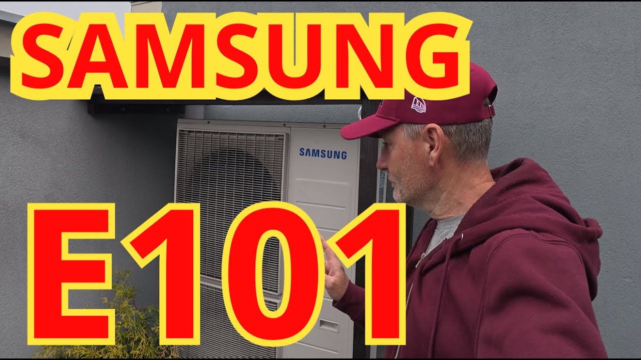 SAMSUNG ERROR E101 - błąd e101 #pompaciepła #poradnik