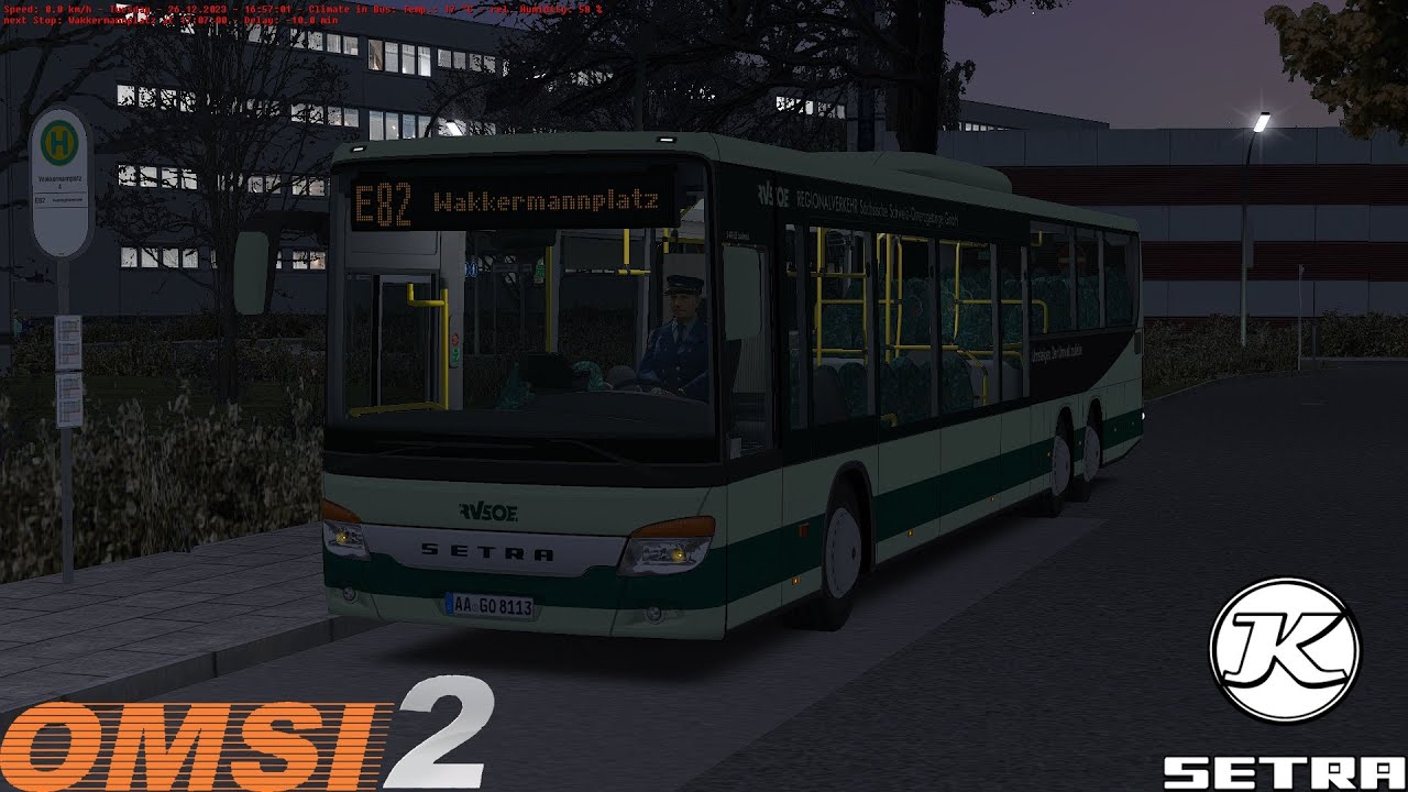 Omsi 2 - Ahlheim & Laurenzbach - Line E82 - Setra S418LE