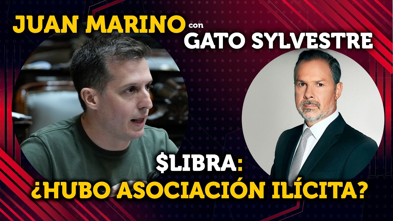 Juan Marino con el Gato Sylvestre - 