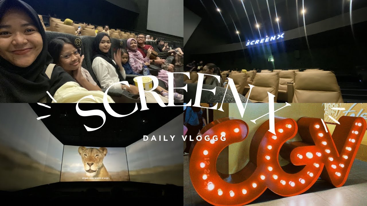 First time nonton di screen x CGV Grand Indonesia!😍