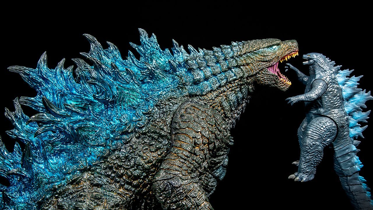 Godzilla 2019 Omega Beast Furious Blue Figure Review and Comparisons (Ezhobi)