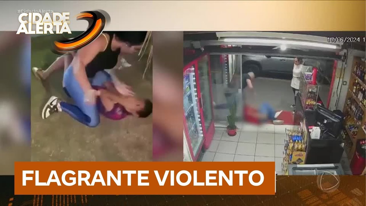 Empres&aacute;ria e policial atacam m&atilde;e e filho em pra&ccedil;a no interior de S&atilde;o Paulo