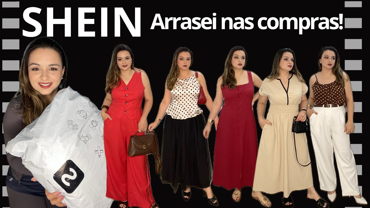 Arrasei nas compras da SHEIN!!! Looks Clássicos, Elegantes, moda Modesta...