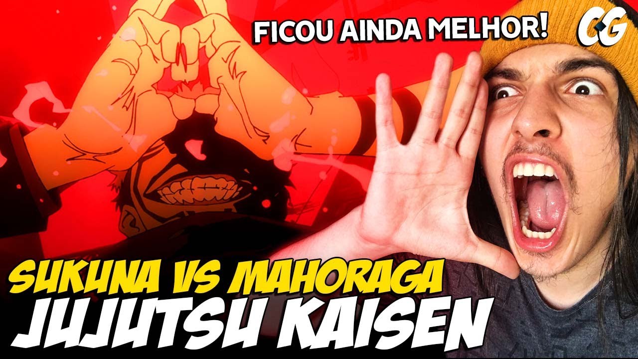 SUKUNA VS MAHORAGA COM CENAS EXTRAS DA VERSÃO FINAL!!! - React Jujutsu Kaisen Blu-Ray EP 17 temp 2