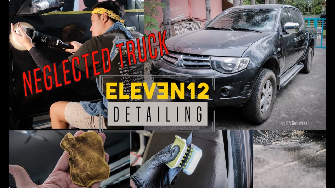 Detailing a NEGLECTED Mitsubishi Strada | Super Dirty Work Truck