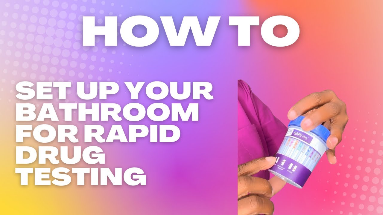 How To Set Up Your Bathroom For A Drug Test #diagnostictesting #drugtesting #rapidtesting #labtests 