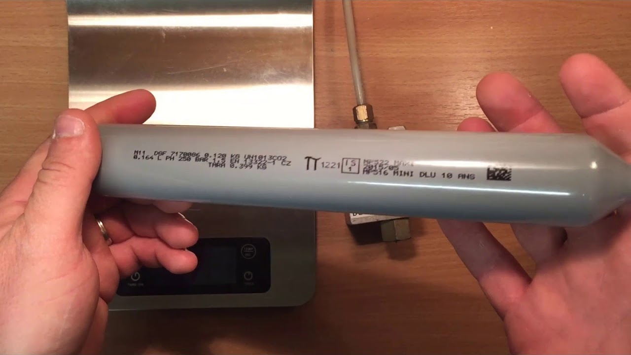 Probleme sur Cartouche CO2 120g EXTINCTEUR - Pression Auxiliere