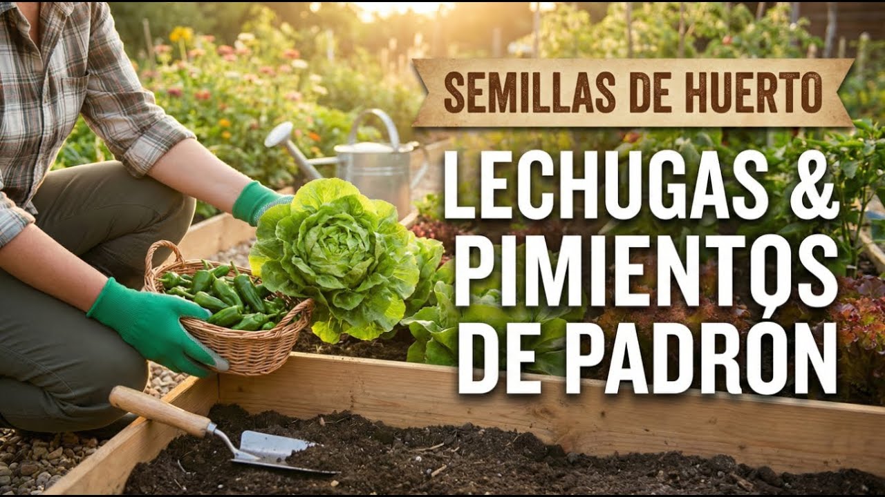 Un Tipo Sembrando Lechugas y Pimientos de Padrón (sin tener ni idea)
