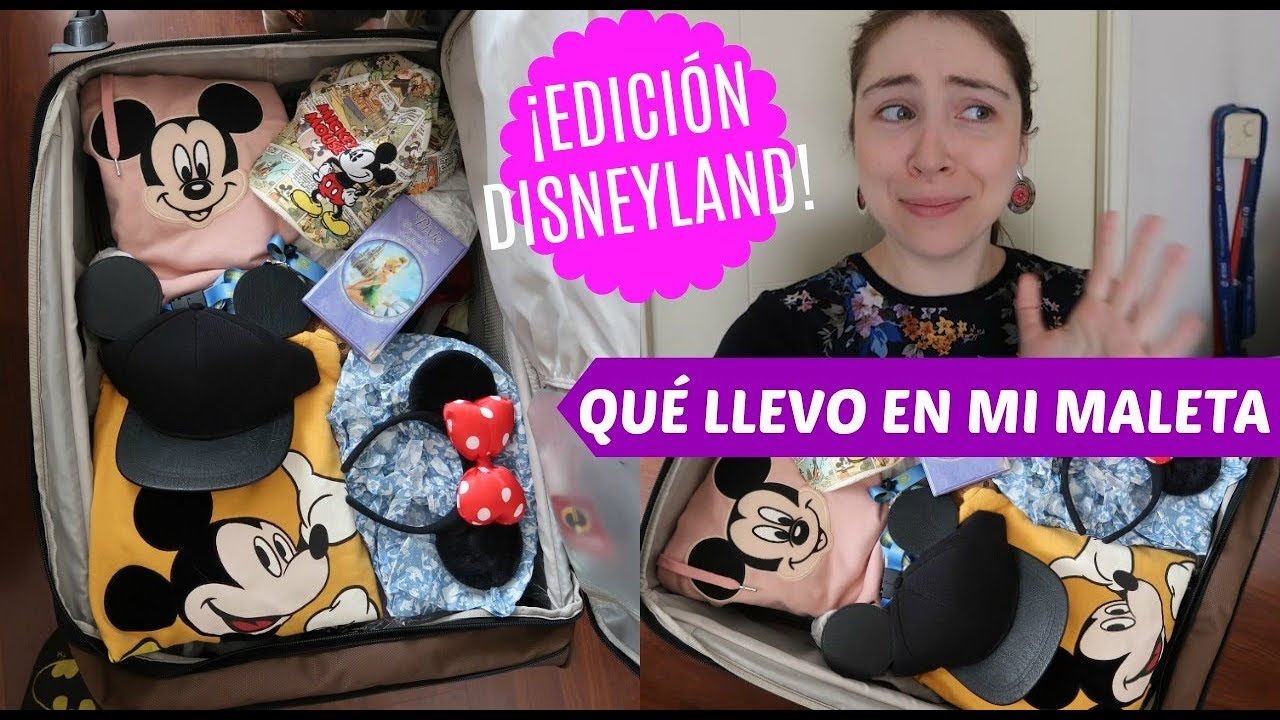 ¡EMPACANDO PARA DISNEYLAND!