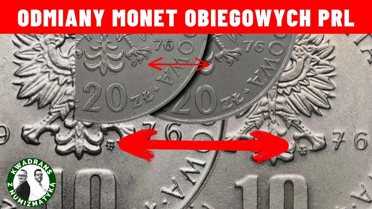 Mało znane odmiany monet obiegowych PRL