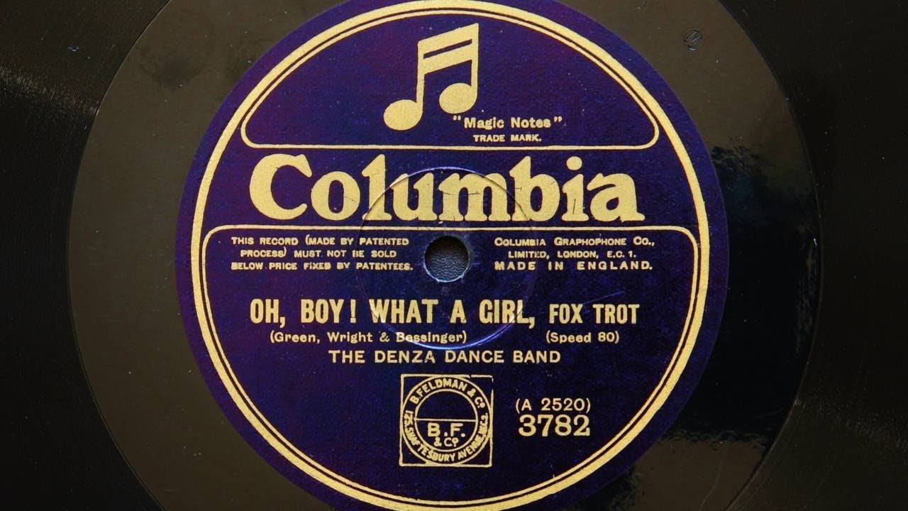 Denza Dance Band (Ross Gorman) - Oh Boy What a Girl