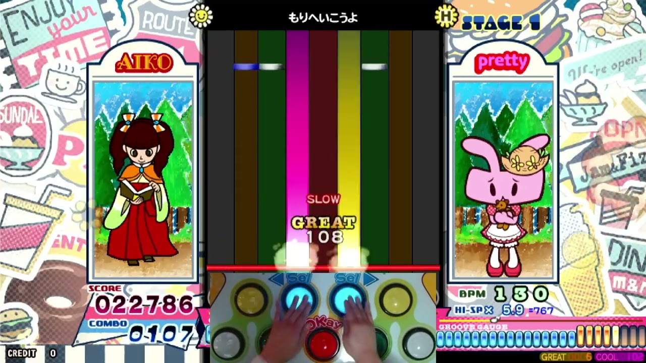 もりへいこうよ (ナーサリー) (Hyper/Lv.30) [Pop'n Music]