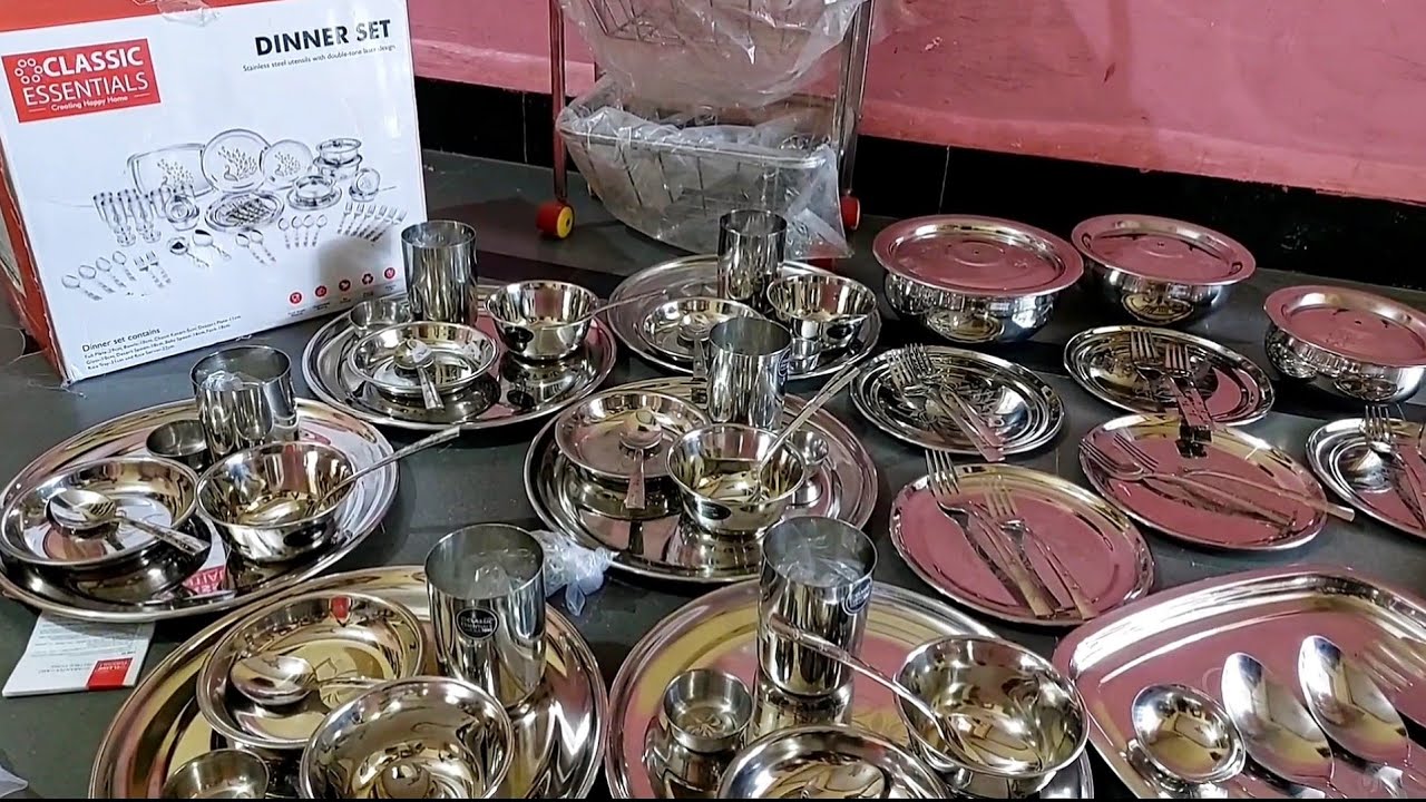 flipkart classic essentials dinner set 68pcs