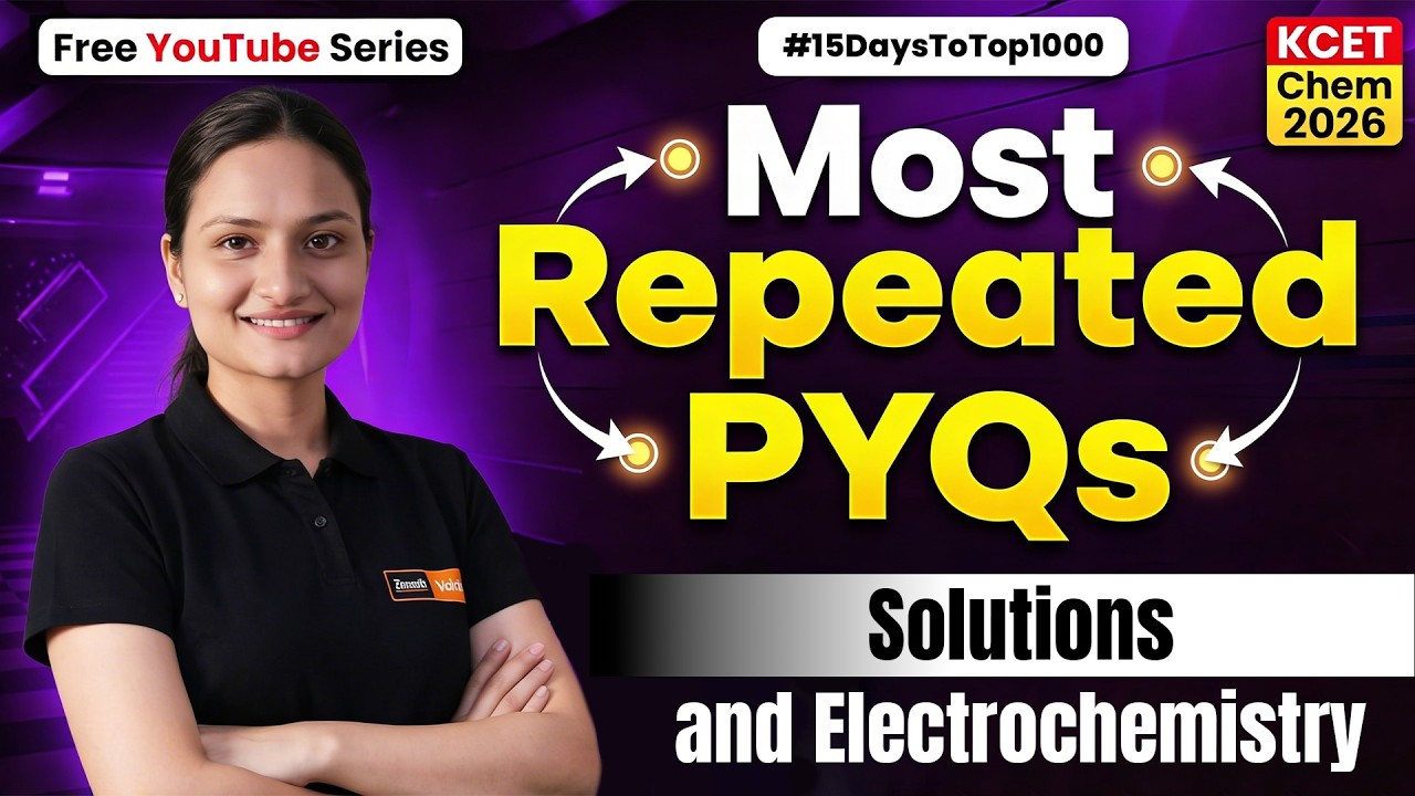 😱 KCET Chemistry LIVE Important Questions | 2 Chapters in One Shot #15DaysToTop1000 #15dayschallenge