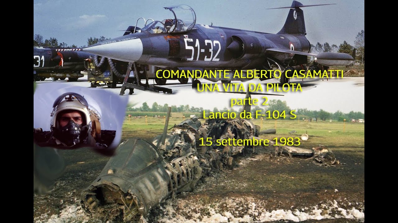15 settembre 1983 Lancio da F-104 S  51-32 testimonianza del Comandante ALBERTO CASAMATTI Parte 2