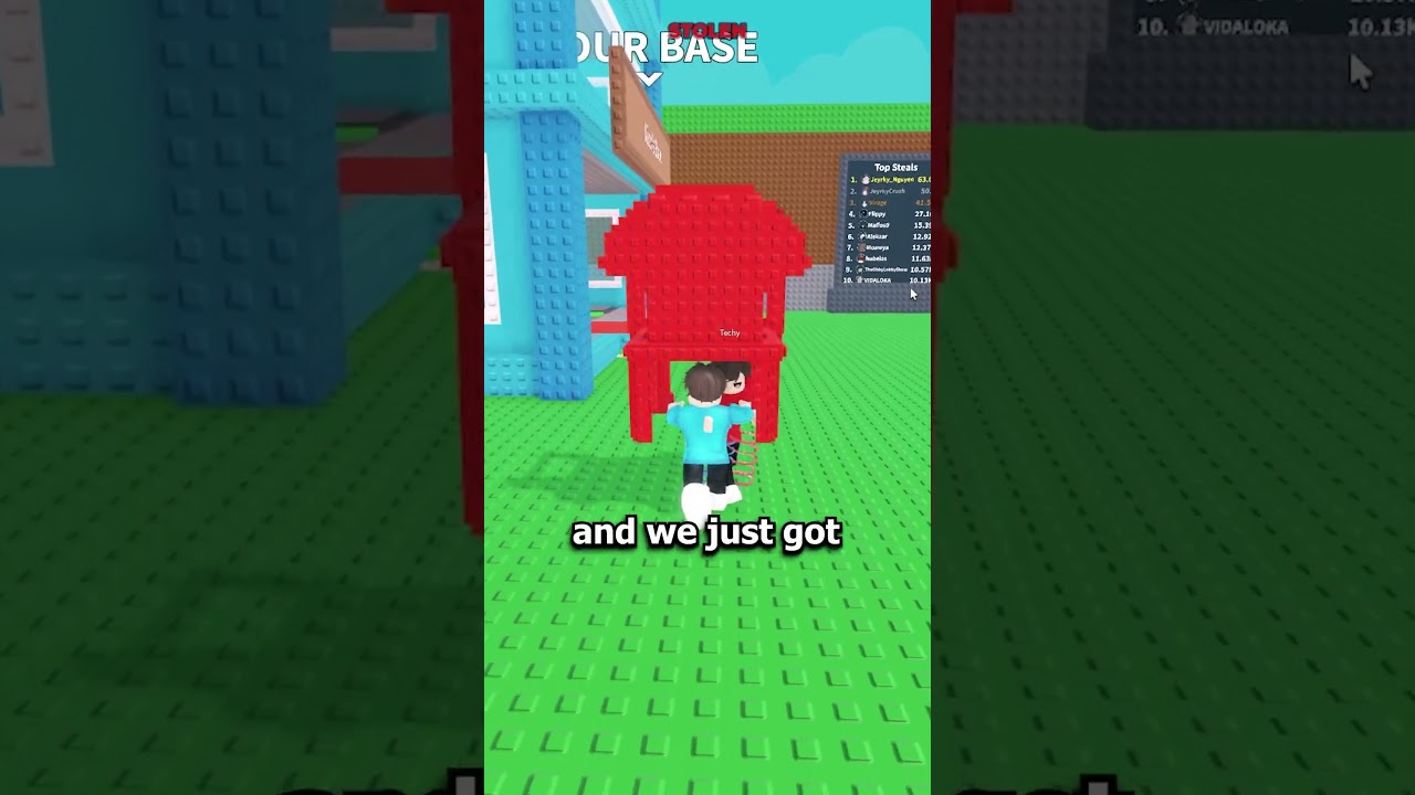 I got the RAINBOW BASE #roblox #stealabrainrot