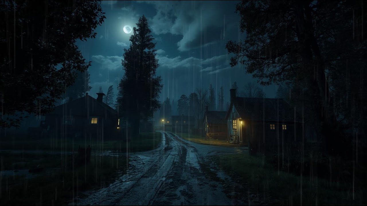 Beat Insomnia & Drift into Deep Sleep | 3 Hours of Relaxing Rainstorm Sounds