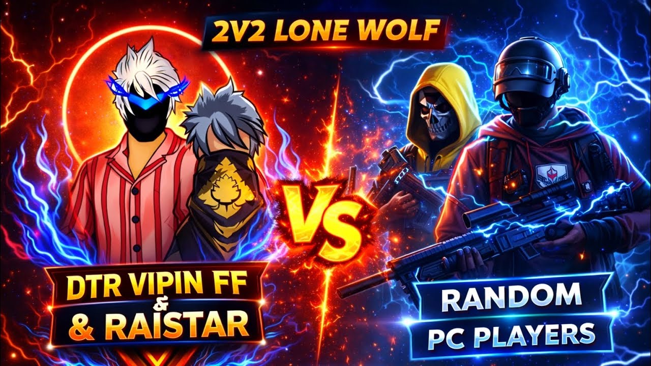 PC PLAYER KO CHALLENGE 😈 | 2v2 LONE WOLF |#freefire#lonewolf#raistar##dtrvipinff#freefirecusto#viral