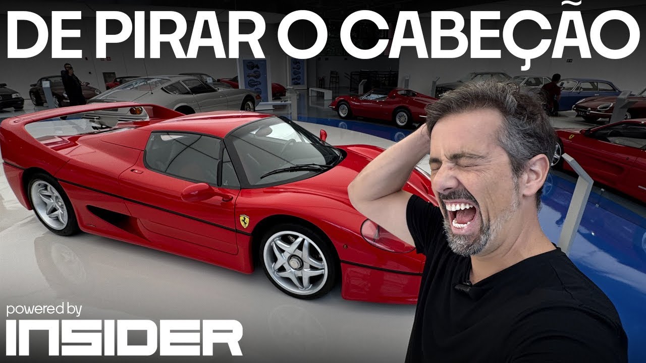 O museu MAIS PHODERÁSTICO do Brasil! CARDE é uma AULA sobre carros, arte e design! #InsiderStore