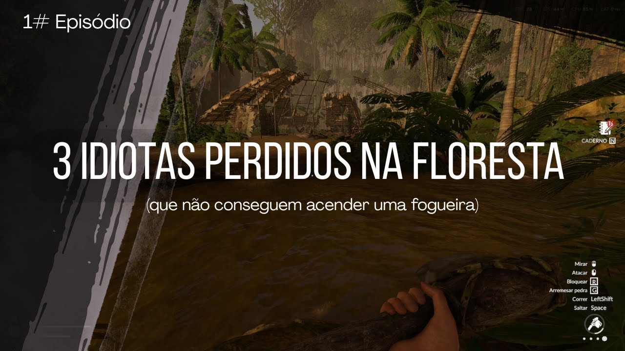 3 Idiotas perdidos na floresta - Green Hell - 1# episódio