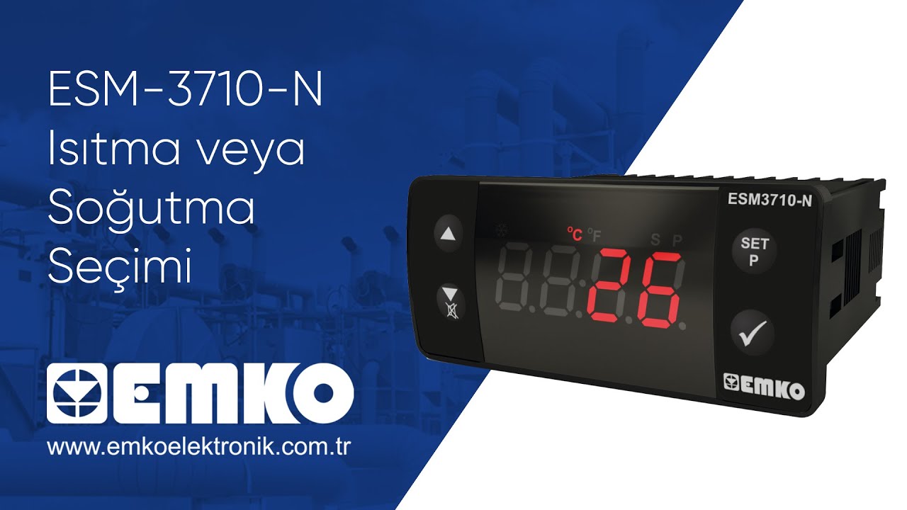 EMKO Elektronik ESM-3710-N Isıtma veya Soğutma Seçimi (Türkçe) - ESM 3710 - ESM 3710 N