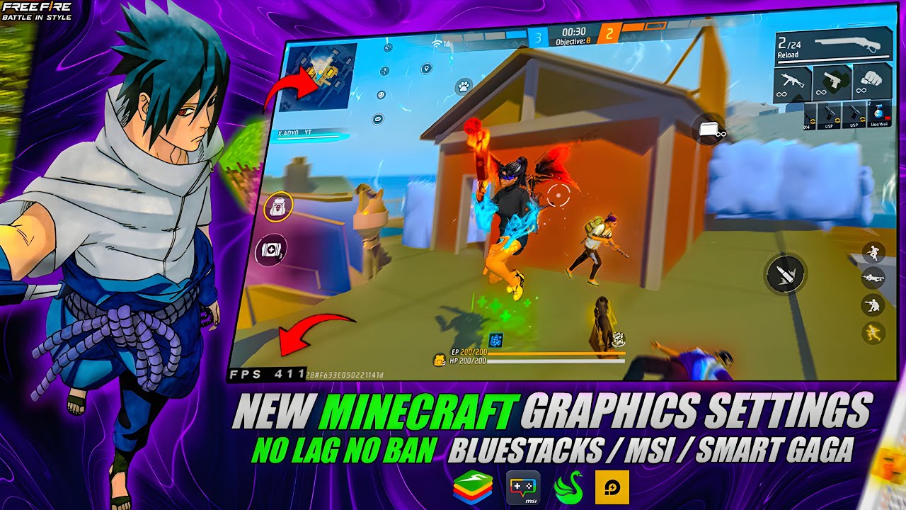 🚨 MINECRAFT ULTRA GRAPHICS 😱 | FREE FIRE 410+ FPS on 4GB RAM PC 💻 | HIGHLY OPTIMIZED ⚡