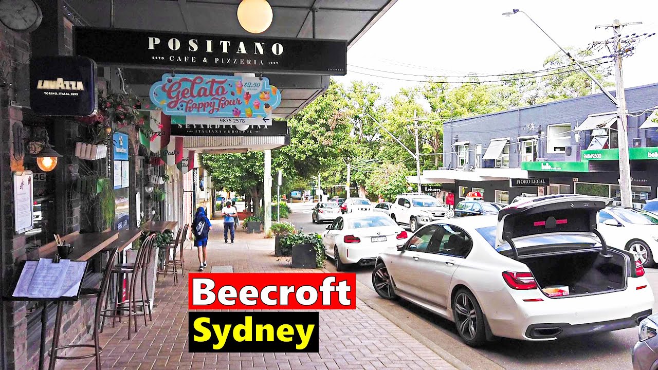 Walking Around BEECROFT Town Centre - Sydney Walking Tour - Australia 2021