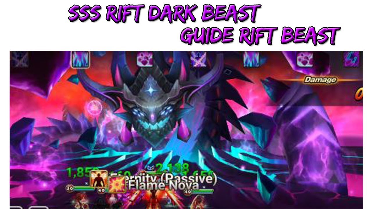 Summoners War :GUIDE to SS Dark Rift Beast