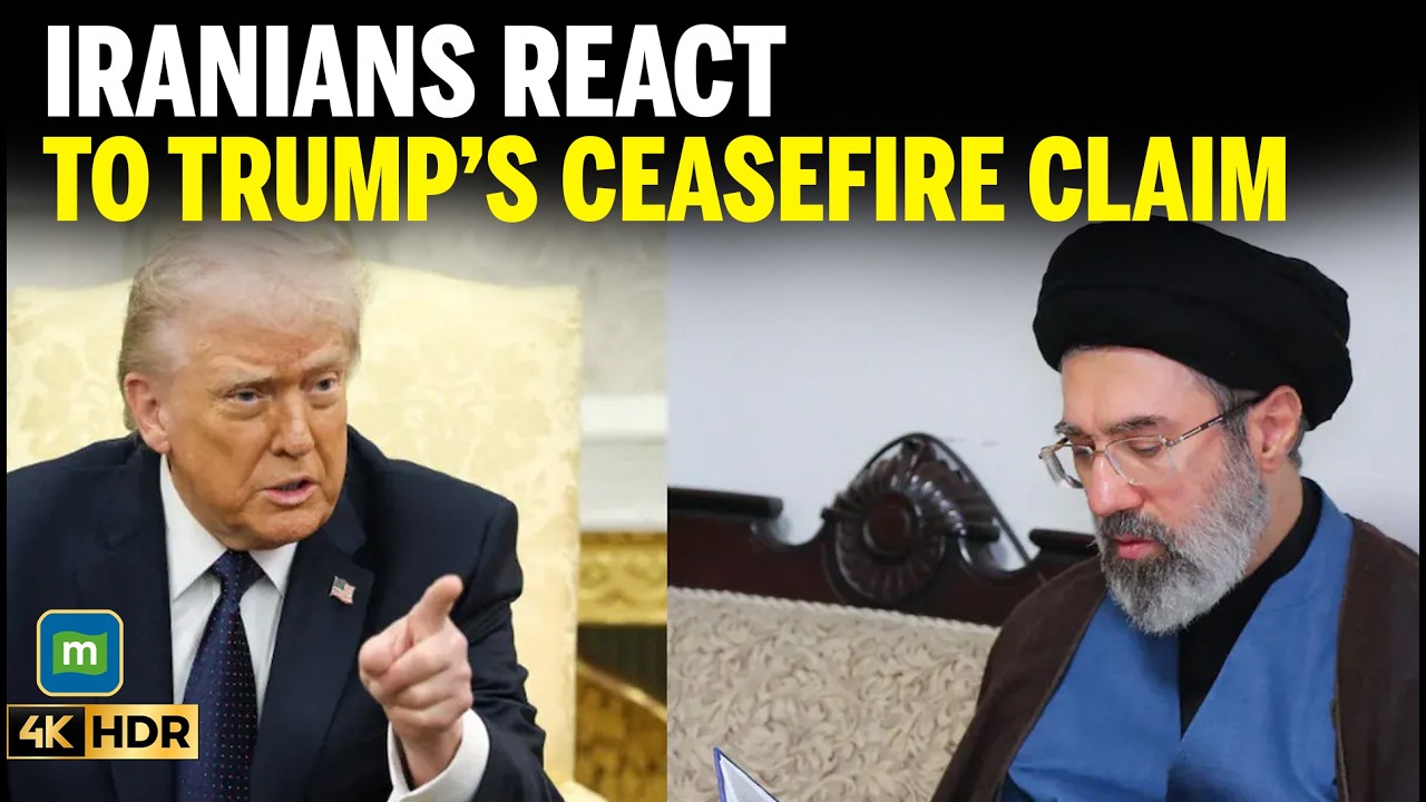 Жители Тегерана выражают недоверие к заявлениям Трампа о прекращении огня на фоне продолжающегося...