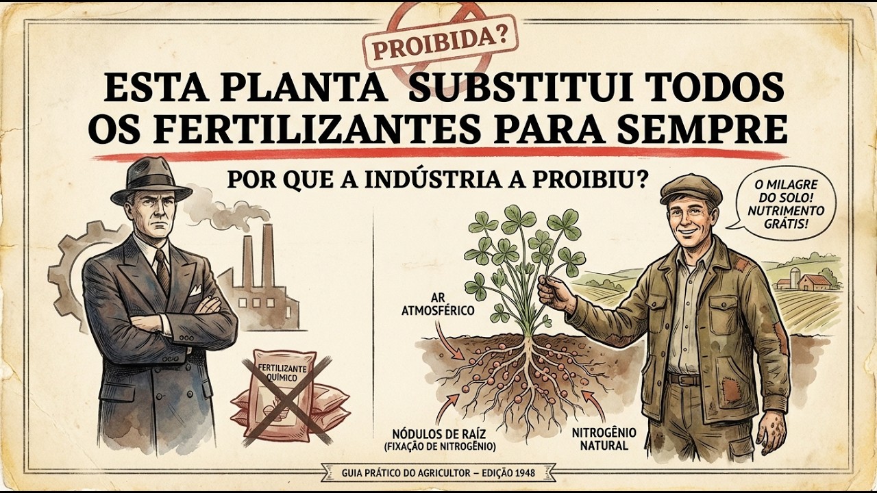 Esta planta substitui TODOS os fertilizantes para sempre — Por que a indústria a proibiu?