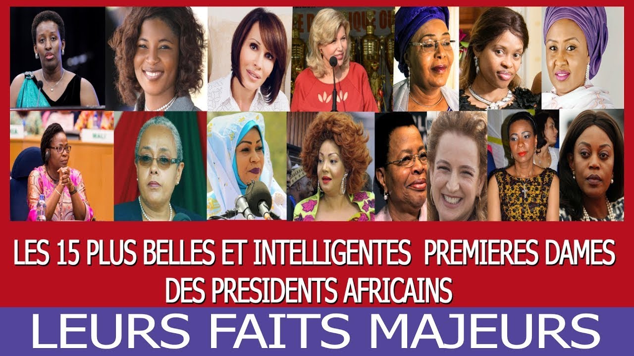 Les 15  plus belles premières dames en Afrique et leurs faits majeurs
