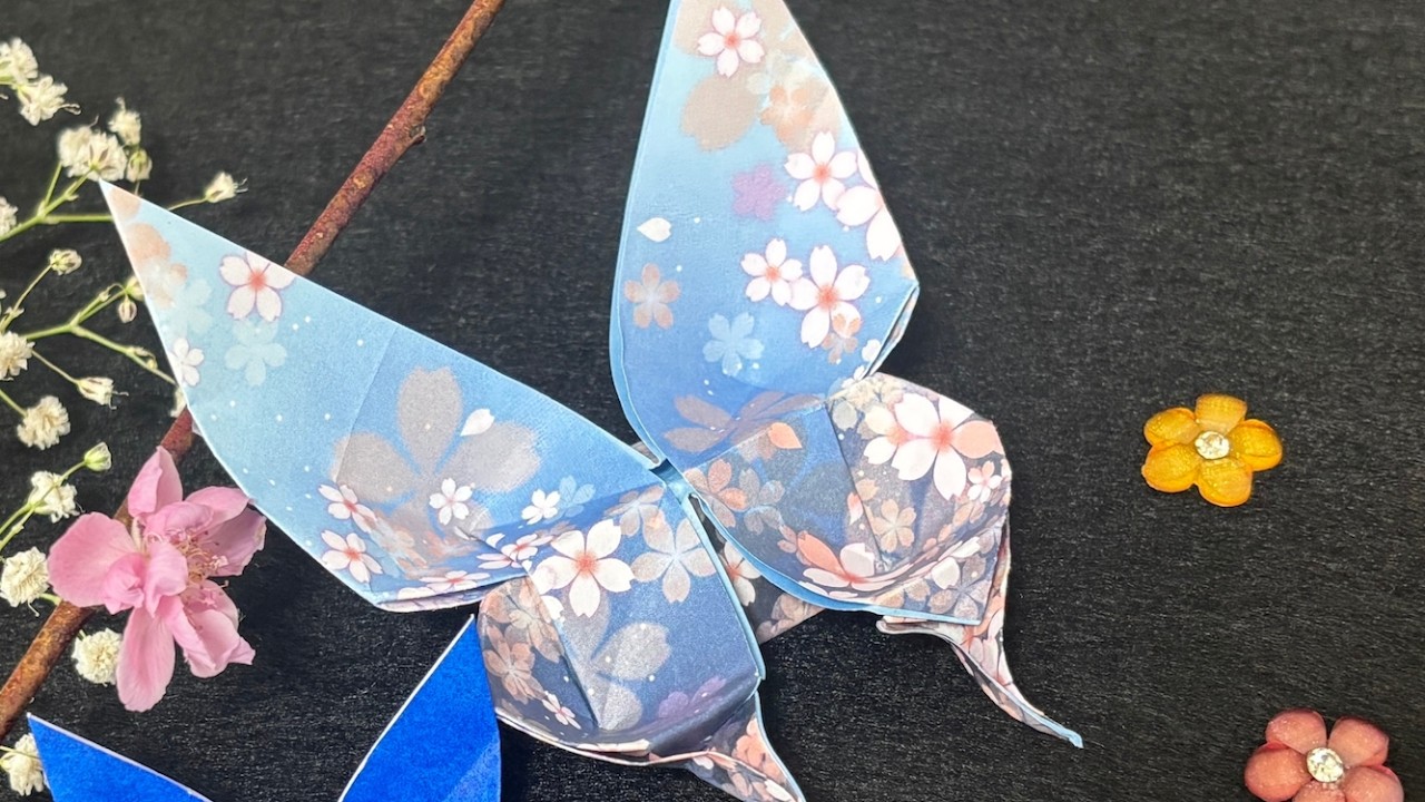 Relaxing Origami Butterfly🦋 | Quiet Paper Folding ASMR