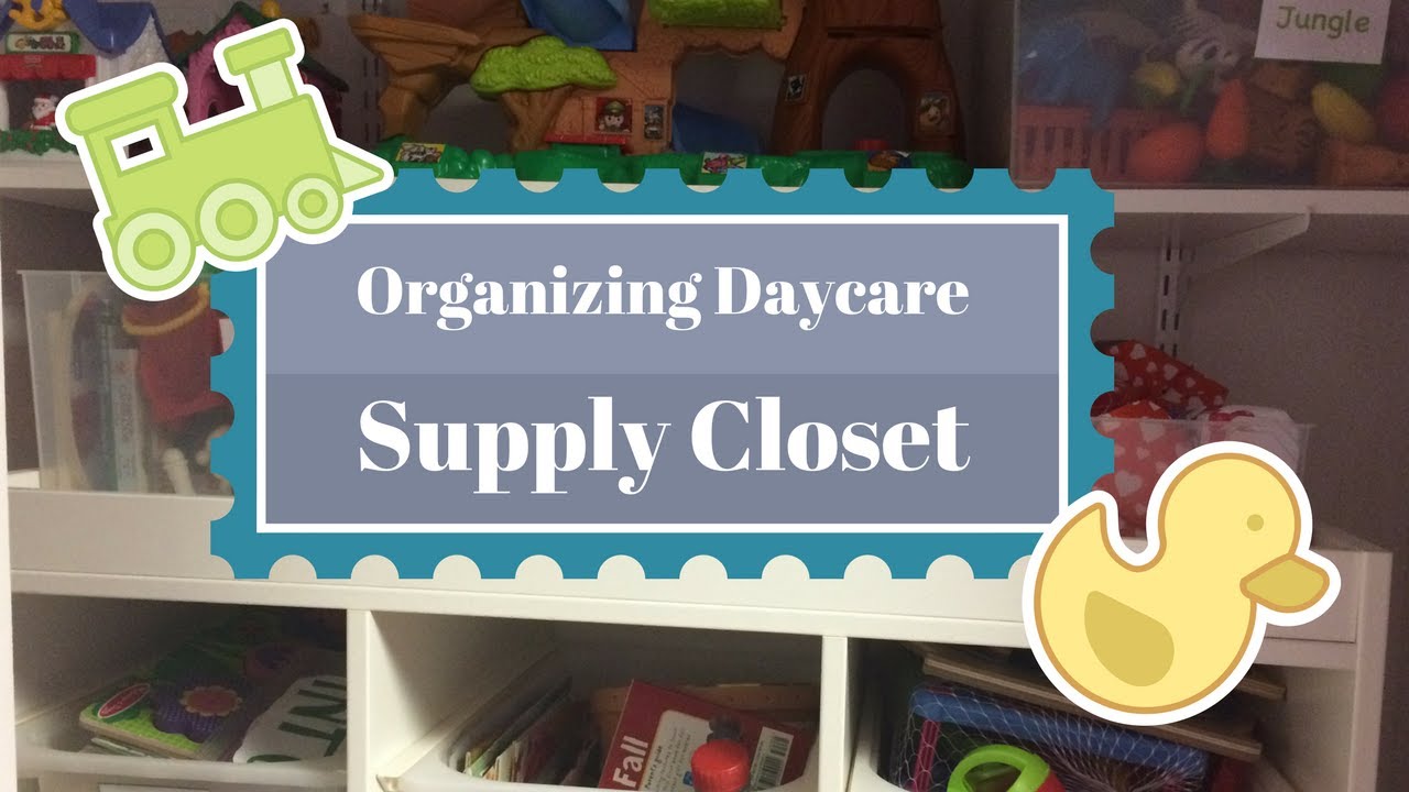 How to Organize a Daycare Supply Closet