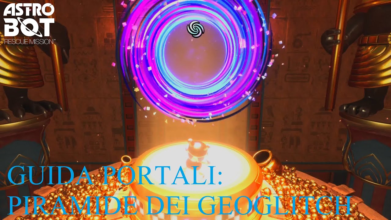 Astrobot Rescue Mission Gameplay ITA PS5 - Guida portali segreti: Piramide dei Geroglitch