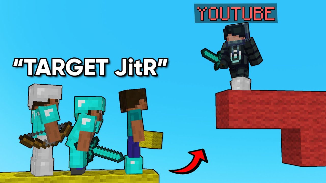 Destroying Sweats UNNICKED In Minecraft Skywars