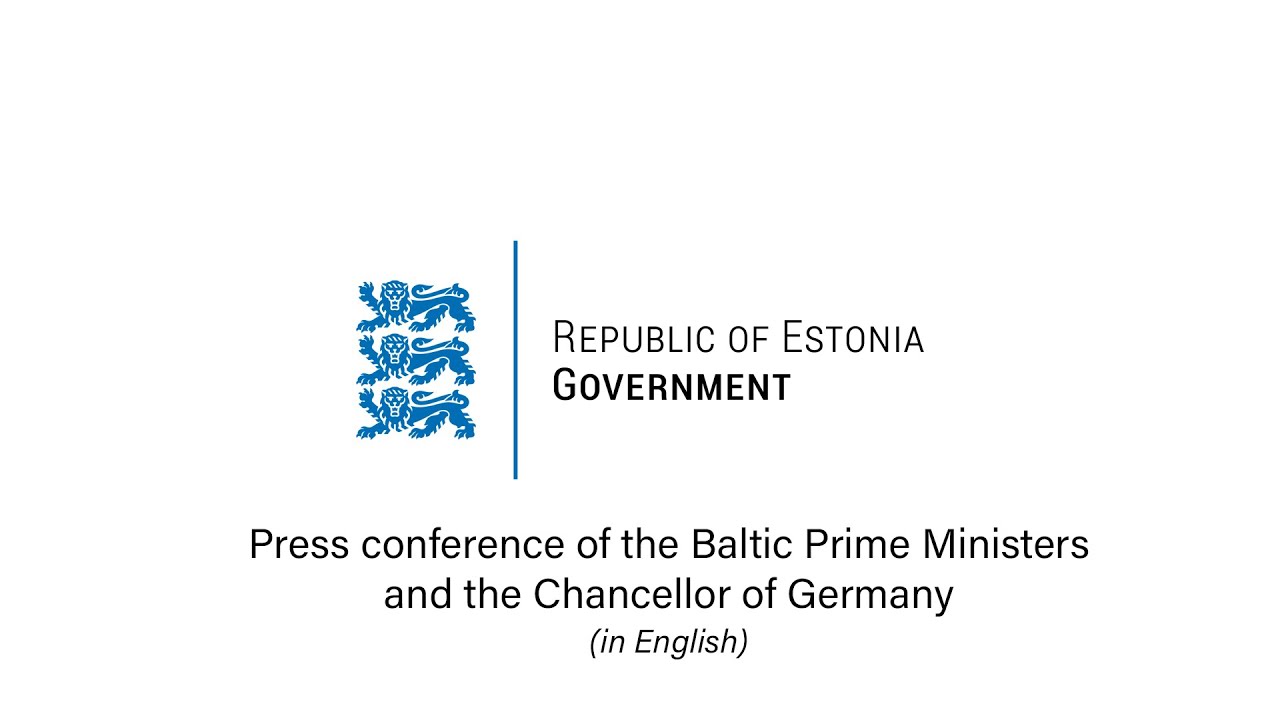 Press conference of the Baltic Prime Ministers and Chancellor of Germany (in English)