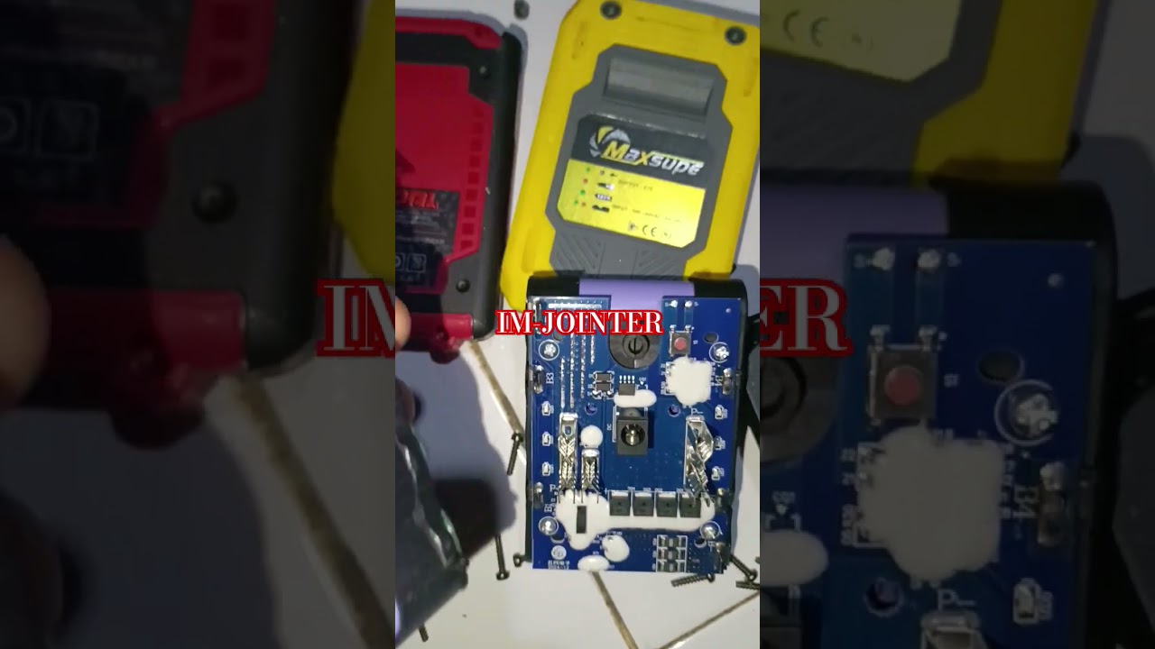 Membongkar & Membandingan Baterai Cordless Bor KYOAL & MAXSUPE ,, 2AH tapi pakai cell 1.5 identik!!