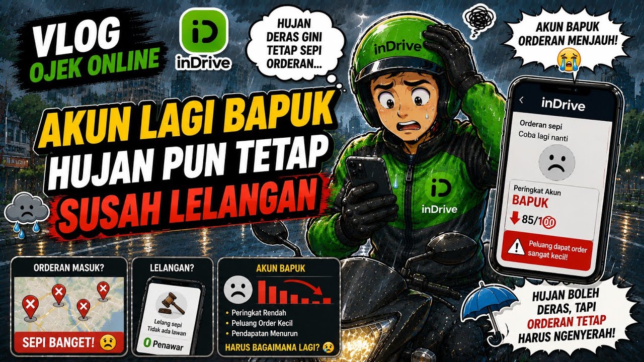 Akun Neng Indri Kalo Lagi Sakit Hujan Pun Tetap Susah Lelangan 