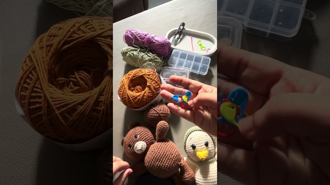 Basics to advanced level material requirement  for amigurumi and crochet 