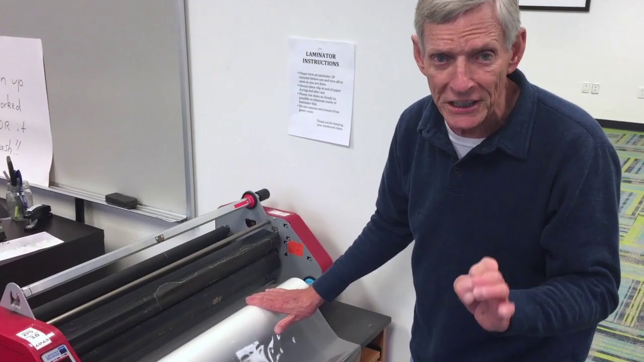 Tutorial Changing the Laminator Rolls 1