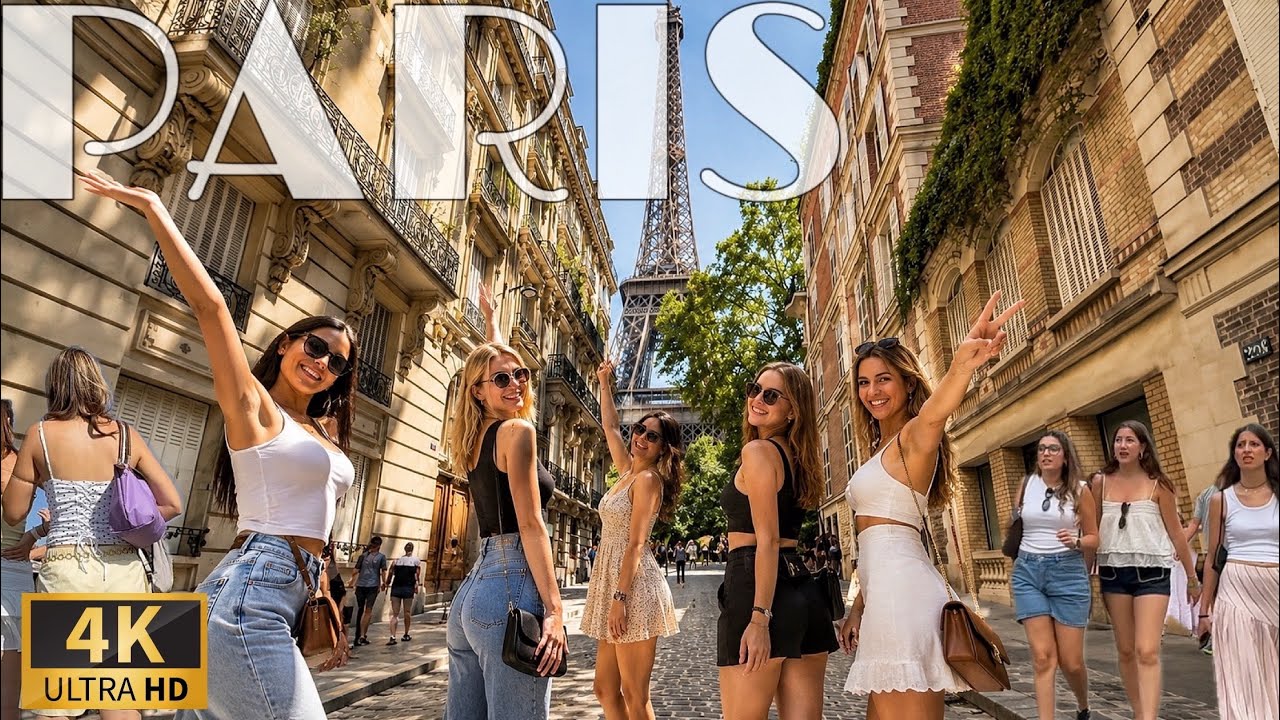 🇫🇷Paris 4K 120FPS Walking Tour] A Beautiful Walk Around the Eiffel Tower 23/July/2026
