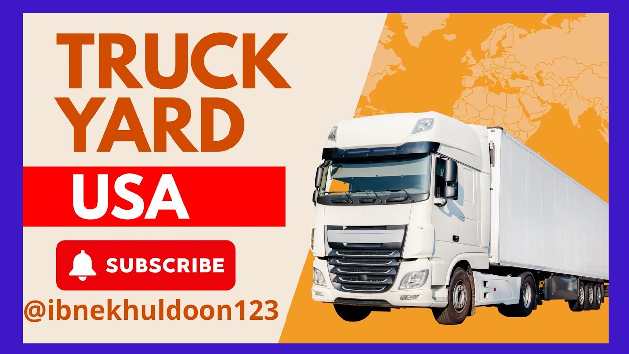 Truck Yard/ trucking in USA/ Truck Parking #usa #automobile #lifeinusa #trucking @IbneKhuldoon123 