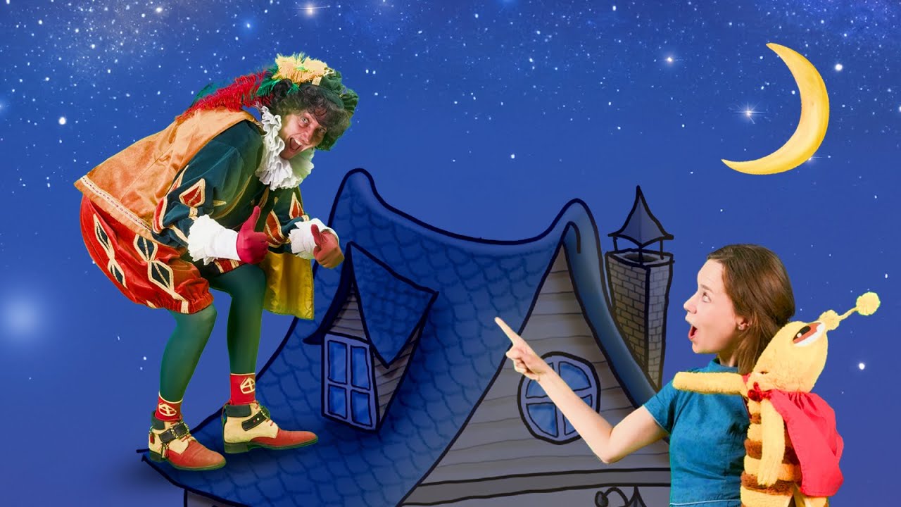 Pietje op het dak 🏠 Oefenen met balans - Sinterklaasliedje 🎵