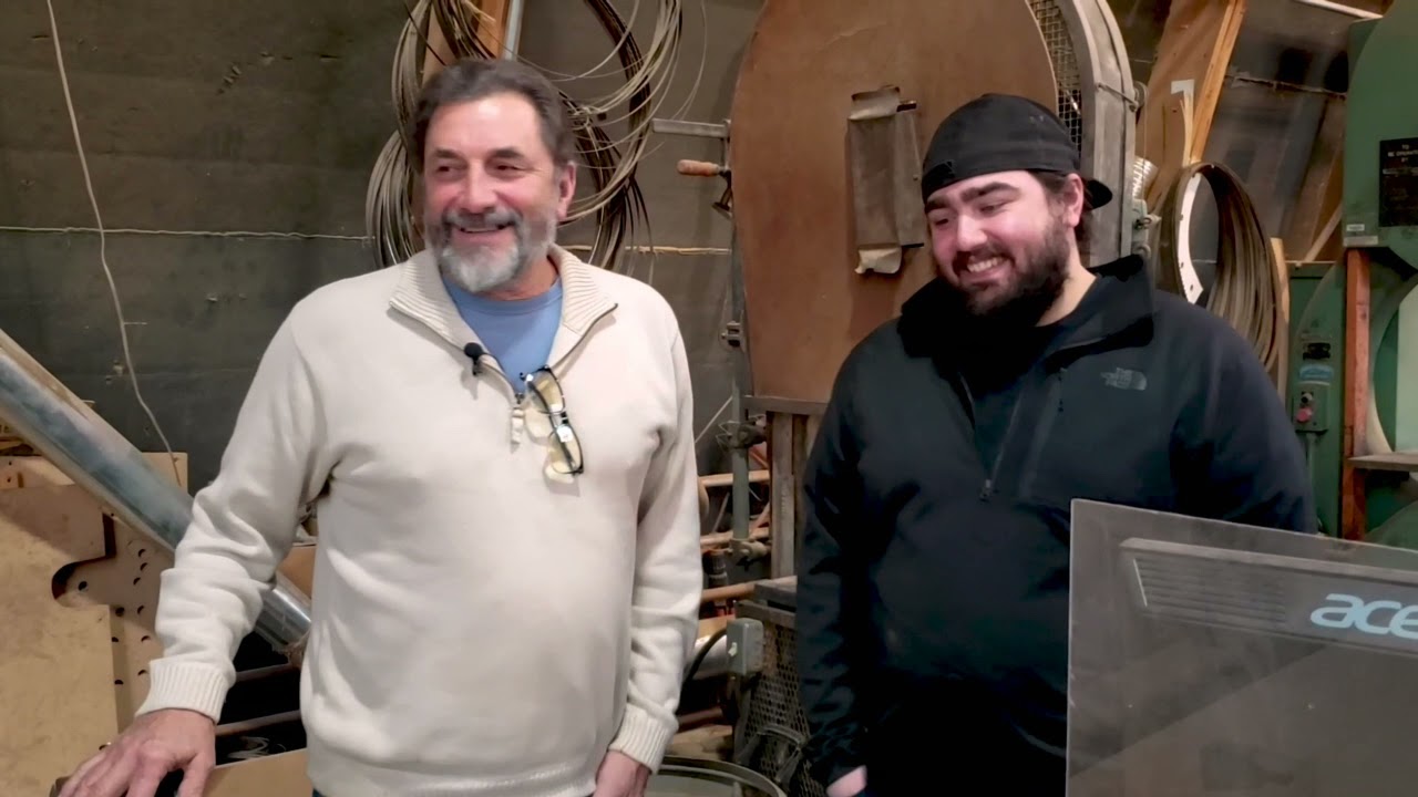 Shop Tour Part 4 Wreath Handrail on the CNC