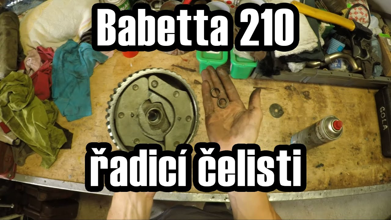 Babetta 210 - spojka řadicí - řazení 2 stupně - návod ⚙️ 🔧
