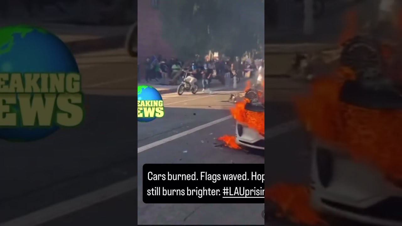 Blocked freeways, burning cars, one voice rising: Enough is enough. #NoRaids