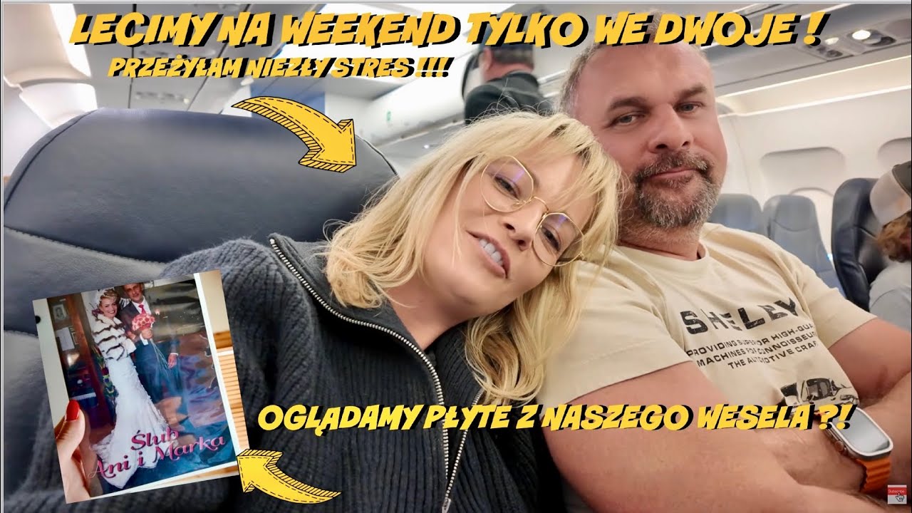 LECIMY NA WEEKEND TYLKO WE DWOJE! PRZEŻYŁAM NIEZŁY STRES !!! OGLĄDAMY PŁYTE Z NASZEGO ŚLUBU?!