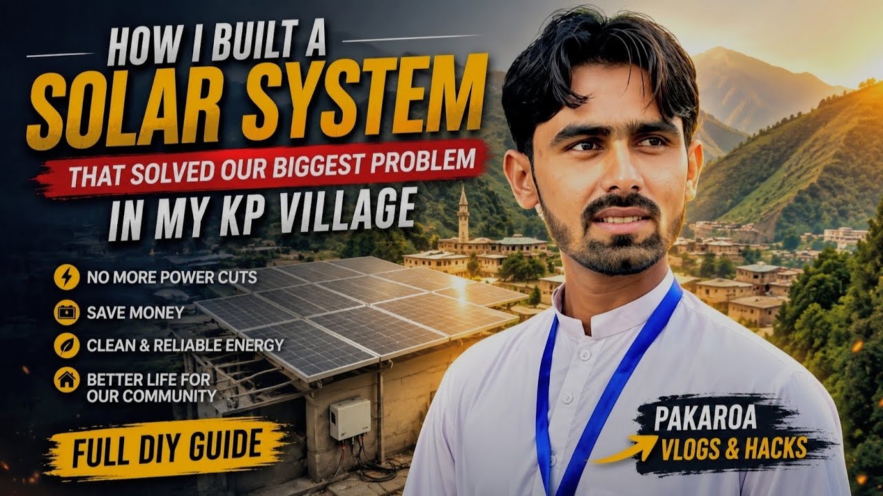 How I Built a DIY Solar System That Solved Our Village's Biggest Power Problem | Full Guide