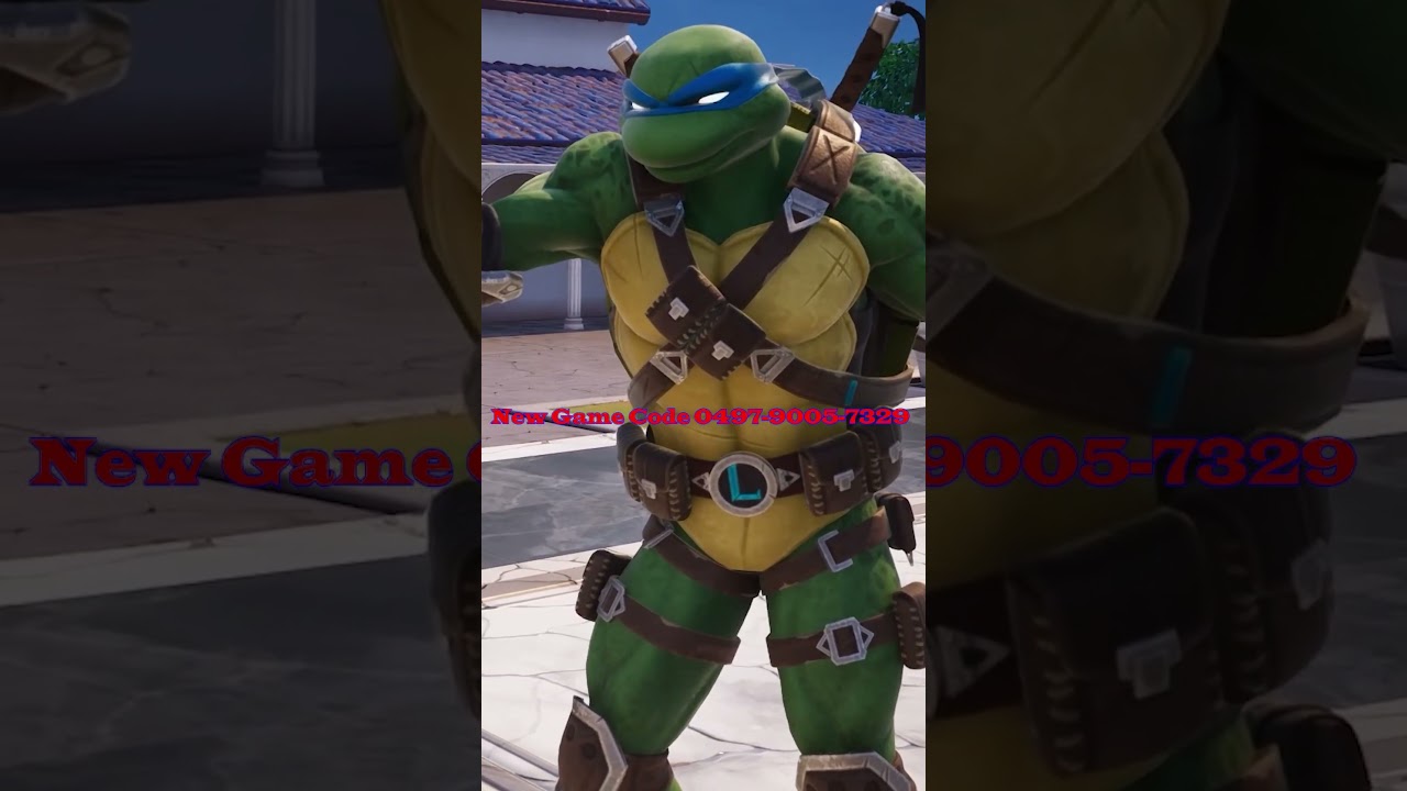 HOW TO BECOME A TEENAGE MUTANT TURTLE.. GAME CODE 0497-9005-7329
